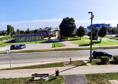 Hun-Hon Apartman Tiszaújváros stranddal szemben kilátás